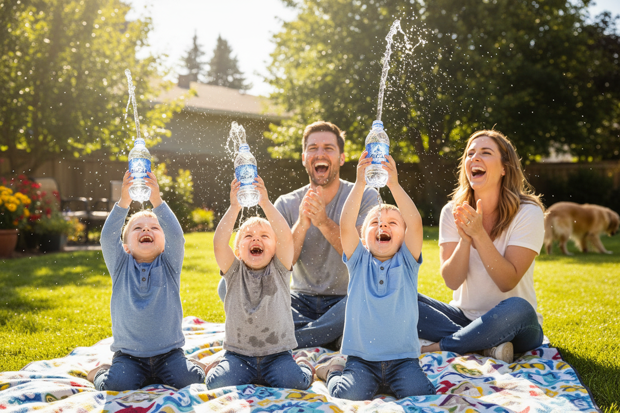ZMEX - Fun Family Kids Drinking Water